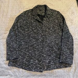 Eileen Fisher button up sweater organic cotton blend womens medium EUC‎